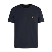 Belstaff Cotton Jersey Patch Logo Dark Ink Navy T-Shirts