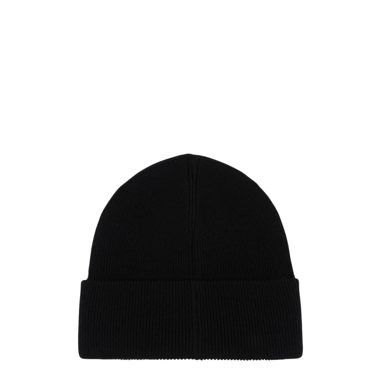 Moose Knuckles Large Logo Black Beanie