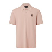 Belstaff Regular Fit Cotton Pique Dusk Pink Polo Shirt