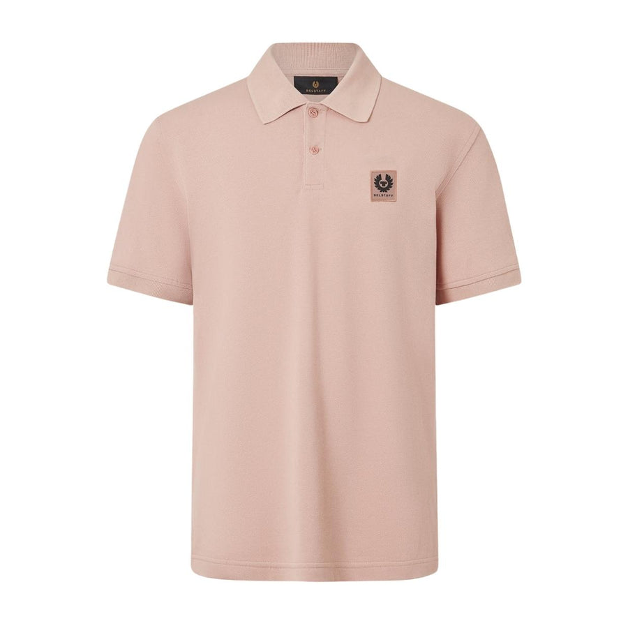 Belstaff Regular Fit Cotton Pique Dusk Pink Polo Shirt