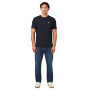 Belstaff Cotton Jersey Patch Logo Dark Ink Navy T-Shirts