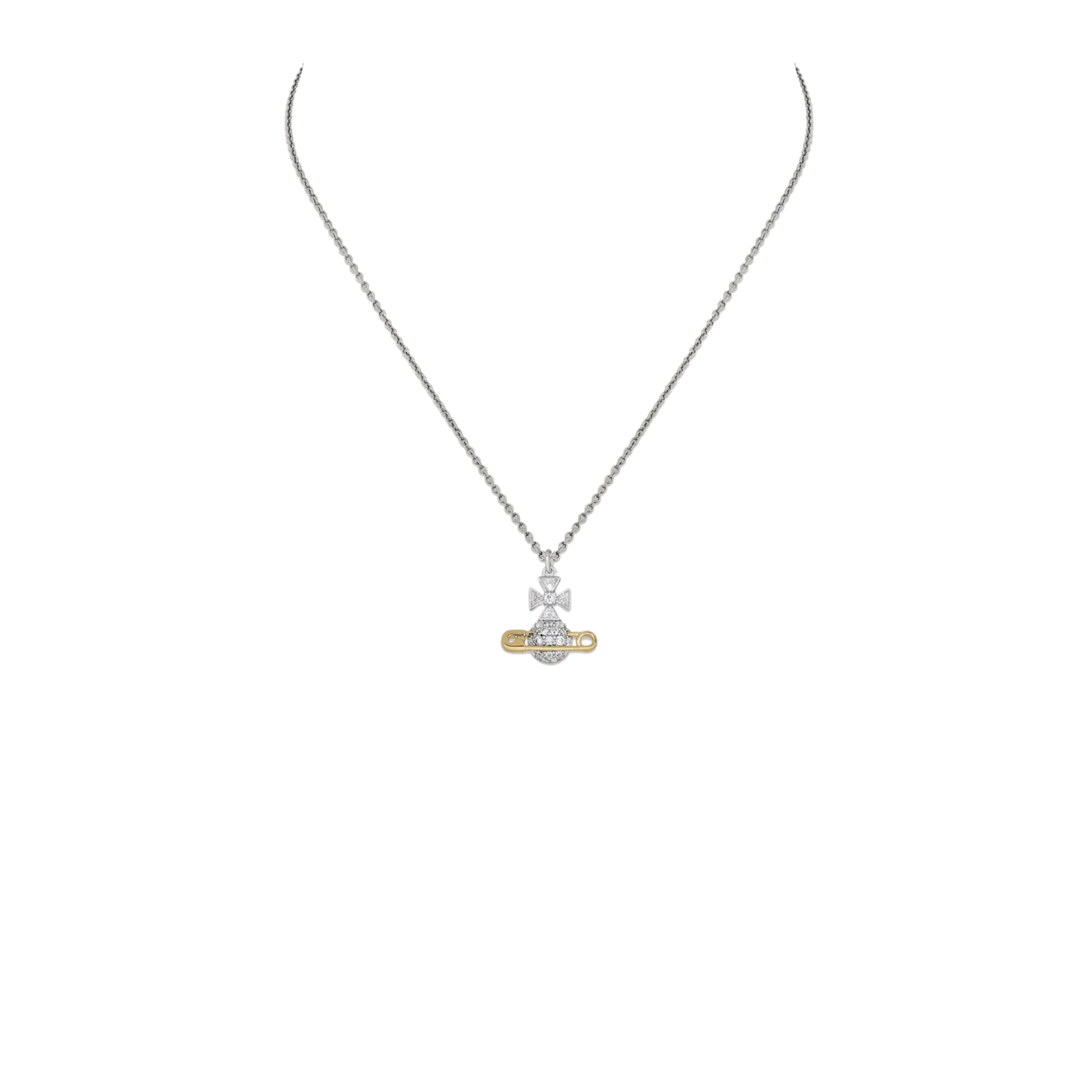 Vivienne Westwood Platinum Gold Hectorina Pendant