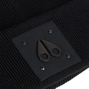 Moose Knuckles Large Logo Black Beanie