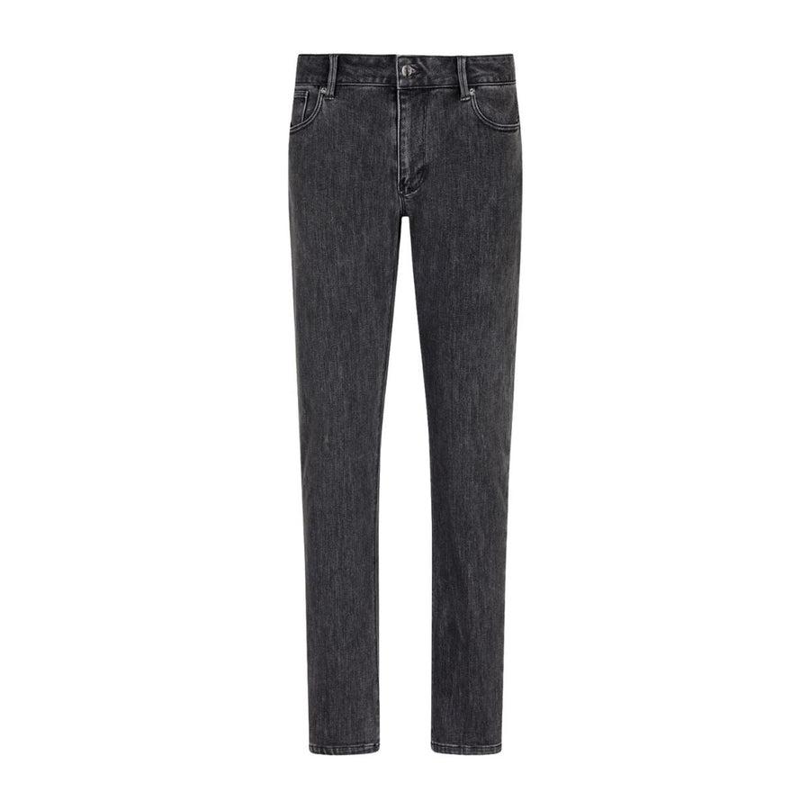 Emporio Armani J06 Slim Fit Medium Grey Stretch Denim Jeans