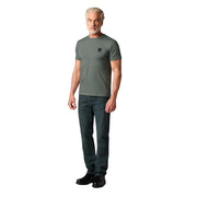 Belstaff Cotton Jersey Patch Logo Atlantic Grey T-Shirts