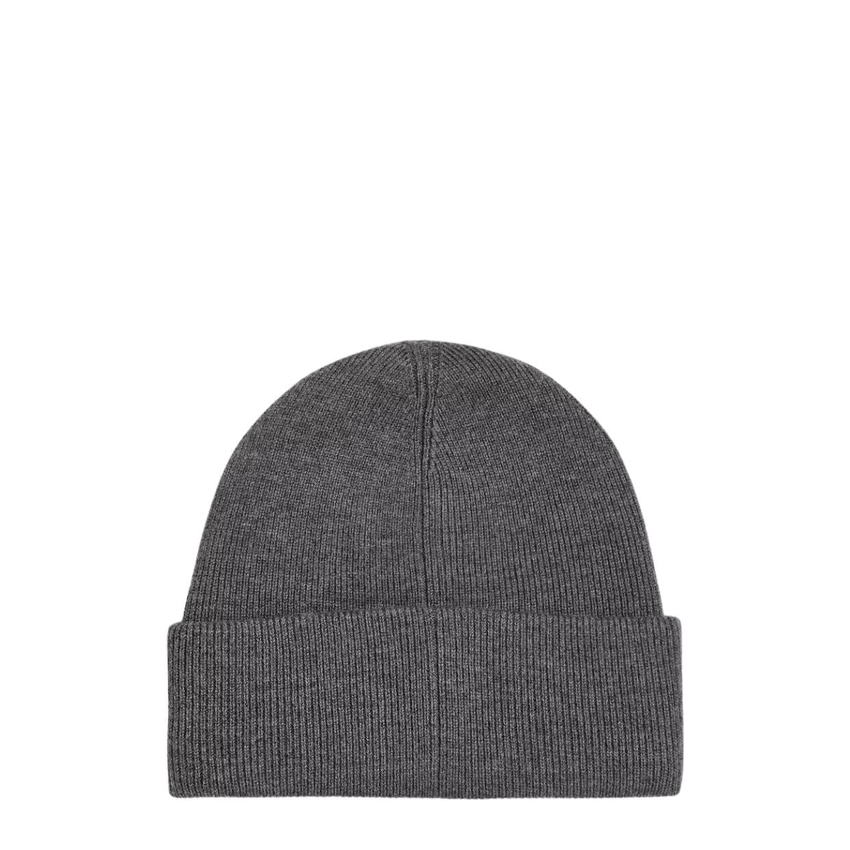 Moose Knuckles Large Logo Cement Grey Beanie