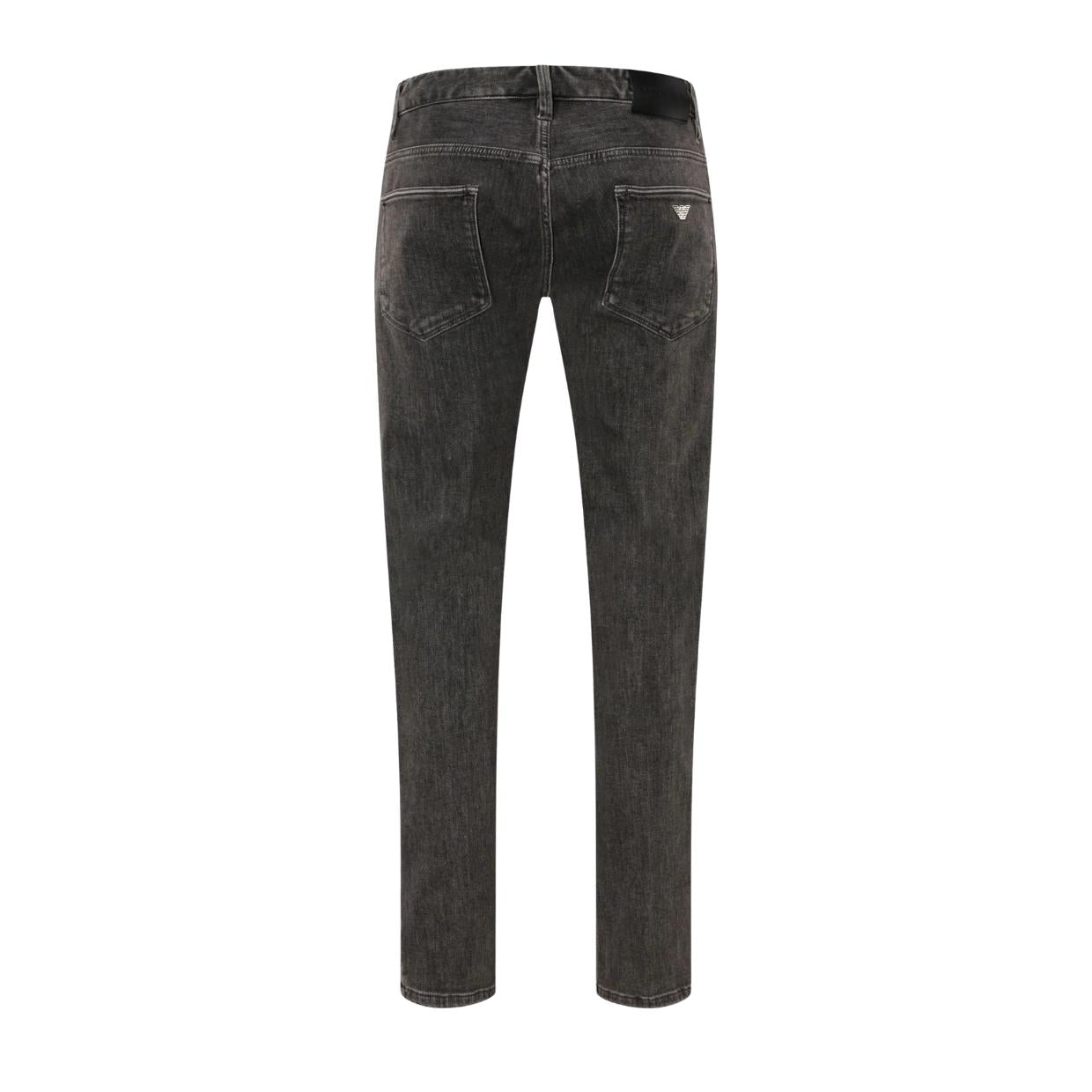 Emporio Armani J06 Slim Fit Medium Grey Stretch Denim Jeans
