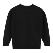 BOSS Kids Logo Patch Cotton Blend Black Sweatshirts