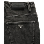 Emporio Armani J06 Slim Fit Medium Grey Stretch Denim Jeans