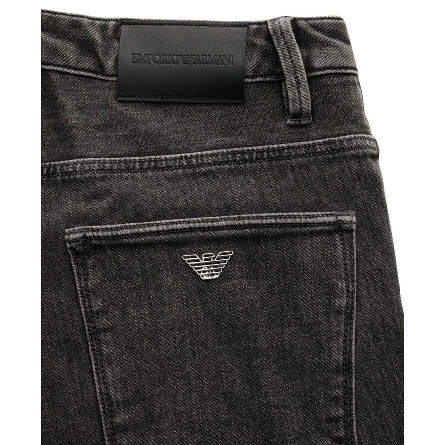 Emporio Armani J06 Slim Fit Medium Grey Stretch Denim Jeans