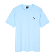 Paul Smith Regular Fit Zebra Logo Pale Blue T-Shirt