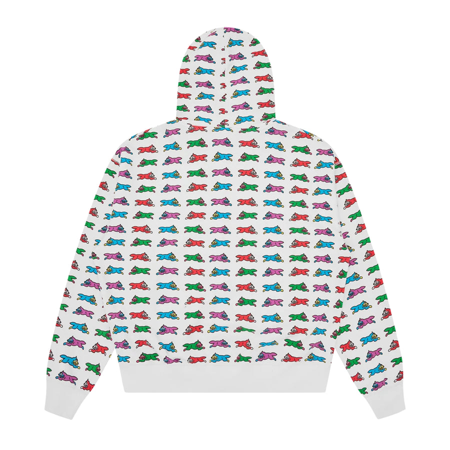 ICECREAM Repeat Running Dog White Zip Hoodie