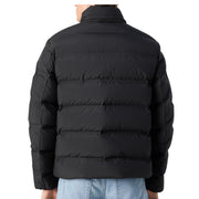 Calvin Klein Bonded Channel Black Hood Down Jacket