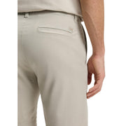 BOSS Slim Fit Stretch Cotton Light Beige Chino Shorts