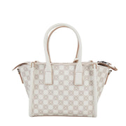 Emporio Armani Fancy Antique White Small Tote Bag