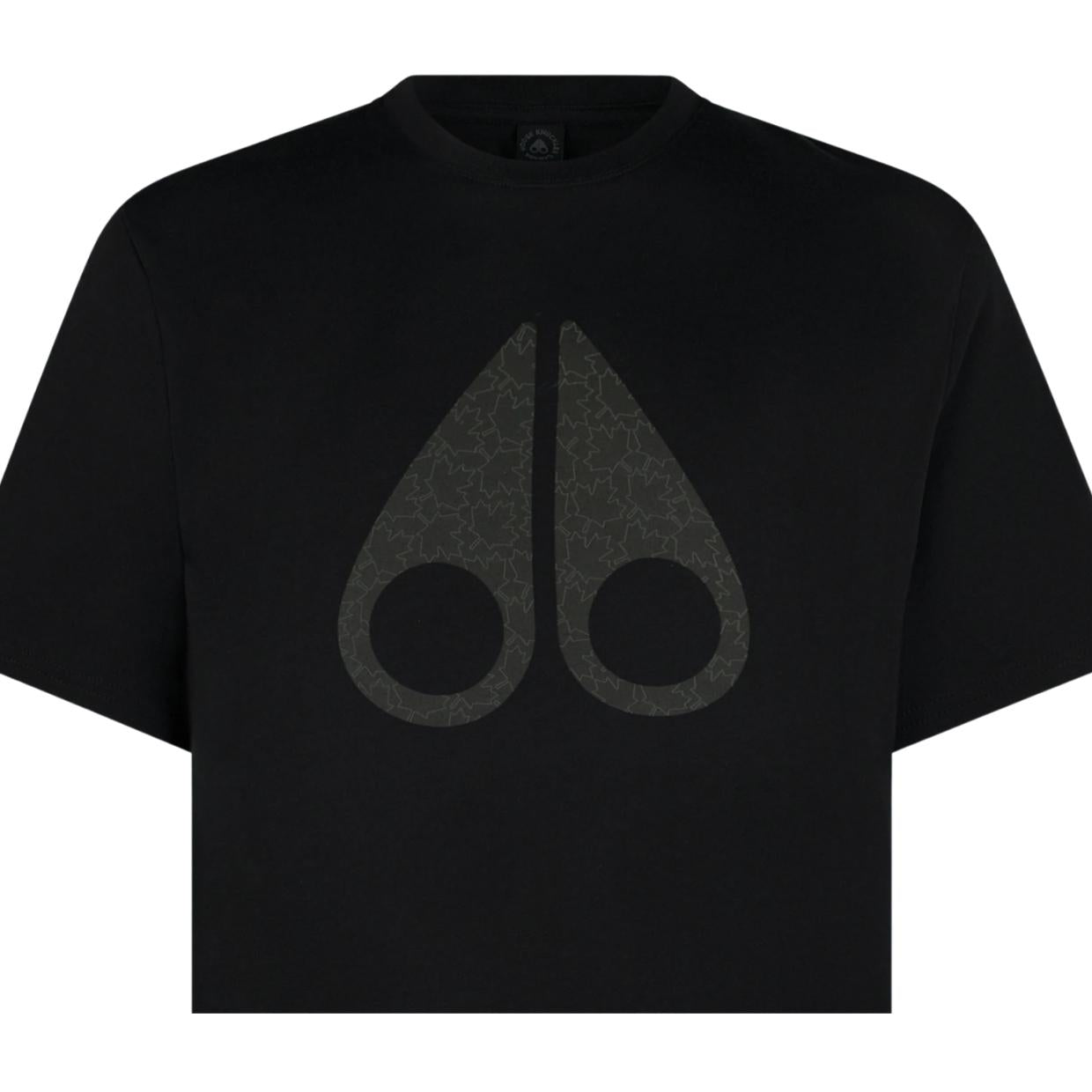 Moose Knuckles Chamblee Leaf Black T-Shirt