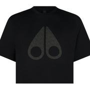 Moose Knuckles Chamblee Leaf Black T-Shirt