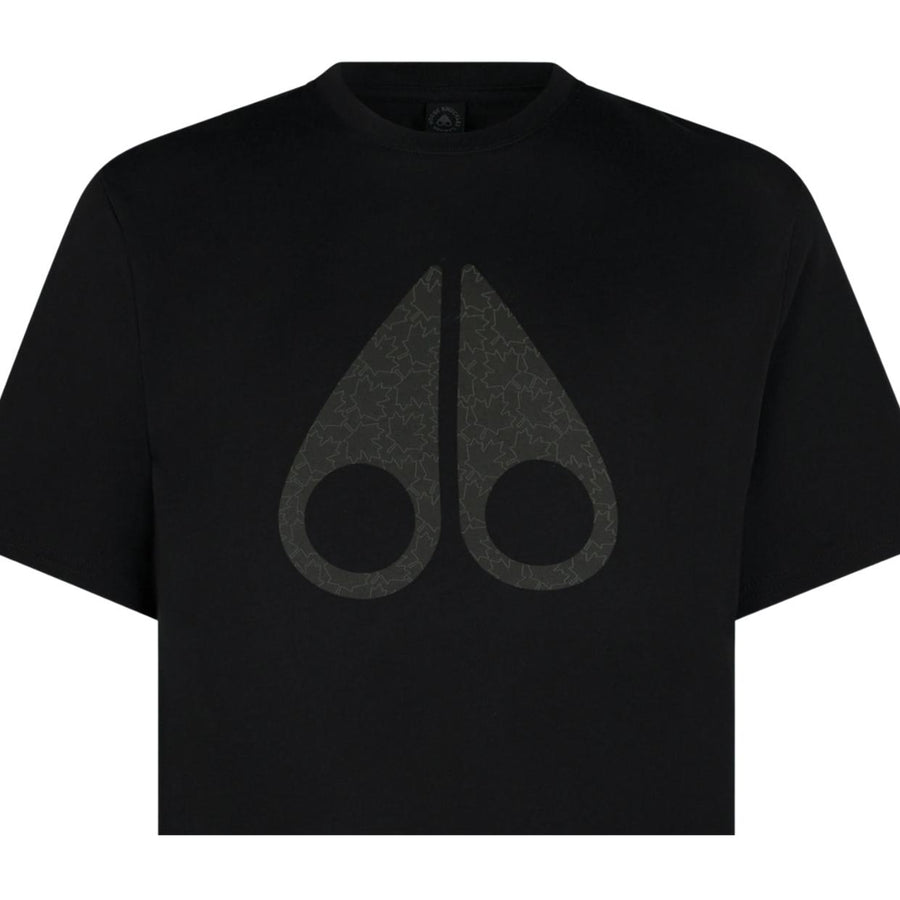 Moose Knuckles Chamblee Leaf Black T-Shirt