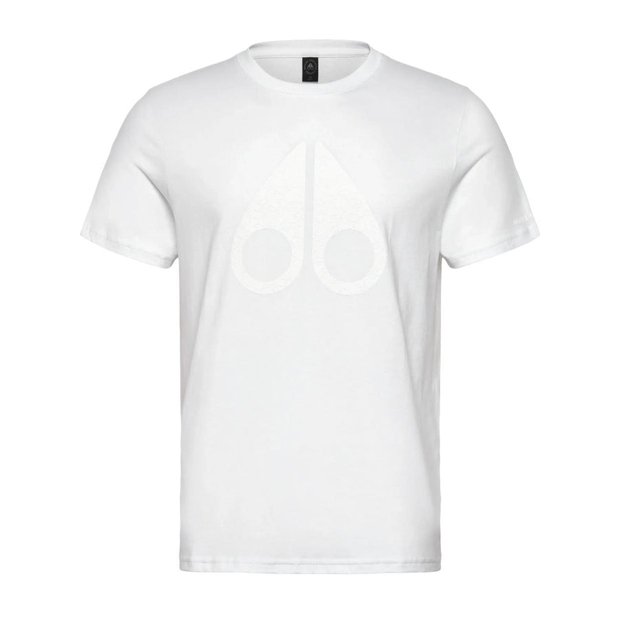 Moose Knuckles Chamblee Leaf White T-Shirt