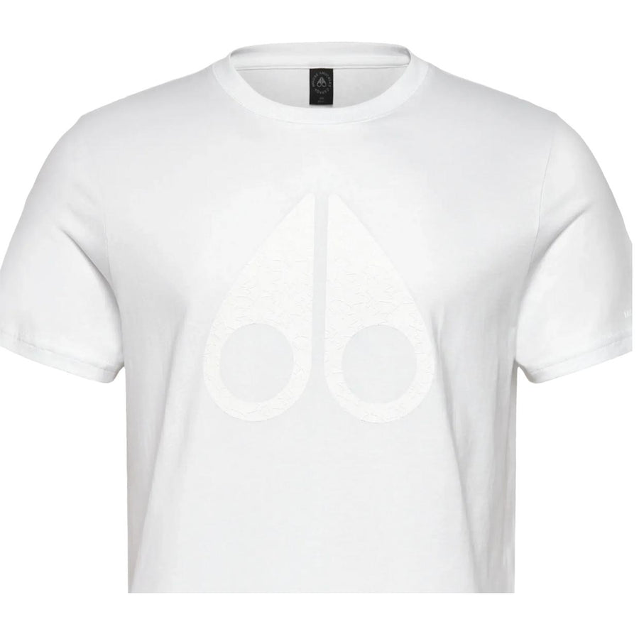 Moose Knuckles Chamblee Leaf White T-Shirt