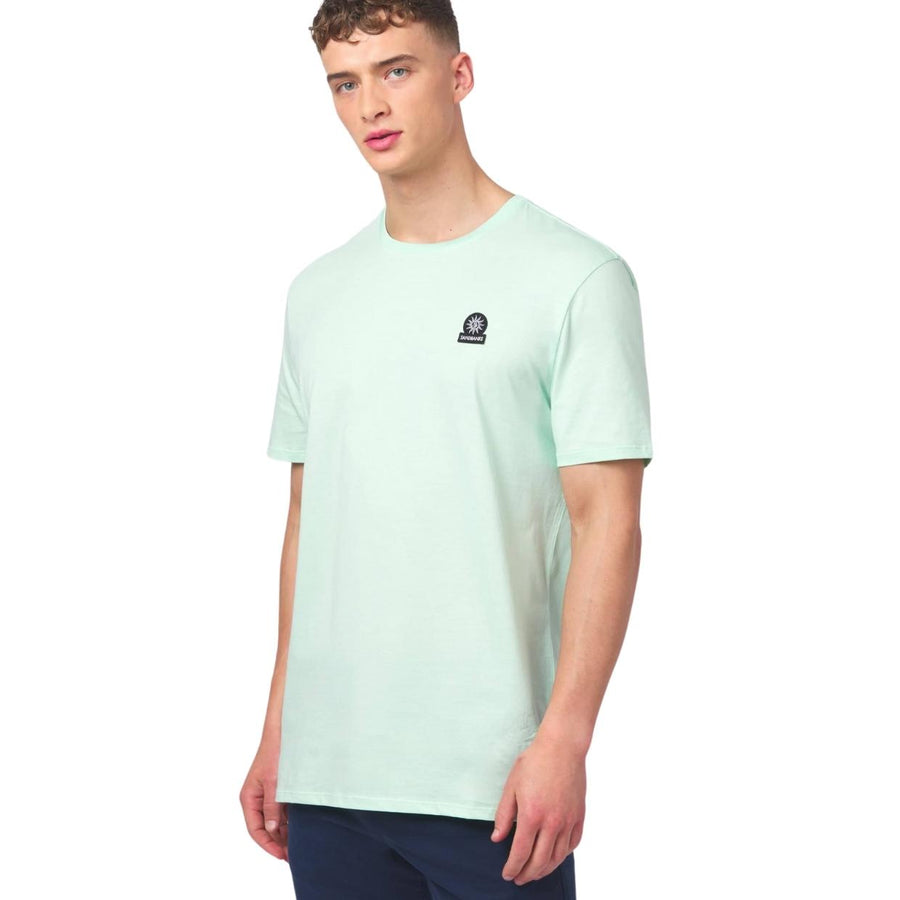 Sandbanks Logo Badge Slim Fit Mint T-Shirt