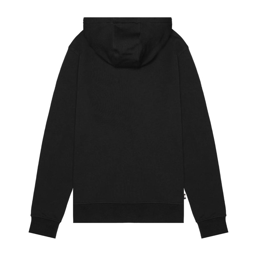 Aquascutum Active Small Logo Black Fleece Hoodie