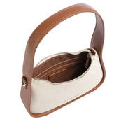 Valentino Bags Atena Natural/Cuoio Shoulder Bag