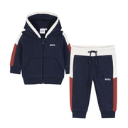 BOSS Baby Logo Print Colourblock Tracksuit Set