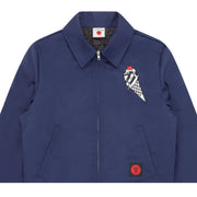 ICECREAM Cone Man Embellished Work Navy Jacket
