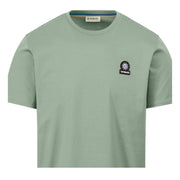 Sandbanks Logo Badge Slim Fit Sage T-Shirt