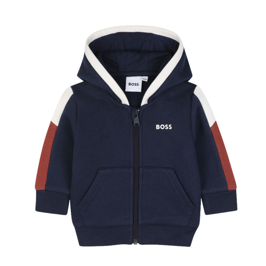 BOSS Baby Logo Print Colourblock Tracksuit Set