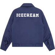 ICECREAM Cone Man Embellished Work Navy Jacket