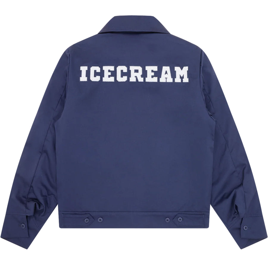 ICECREAM Cone Man Embellished Work Navy Jacket