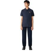 Belstaff Cotton Pique Patch Logo Dark Ink Navy Polo Shirt