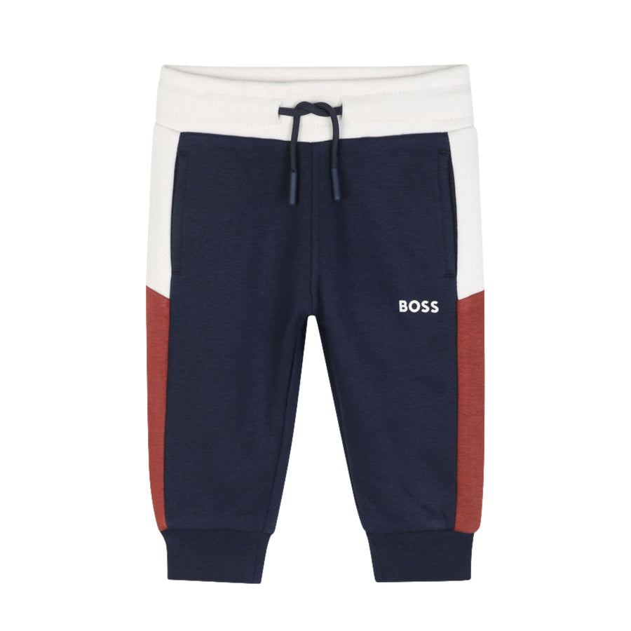 BOSS Baby Logo Print Colourblock Tracksuit Set