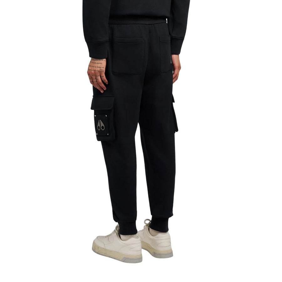 Moose Knuckles Hartsfield Black Cargo Joggers