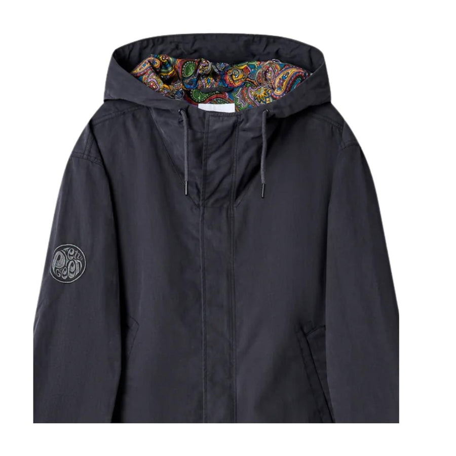 Pretty Green Feltham Black Hooded Parka