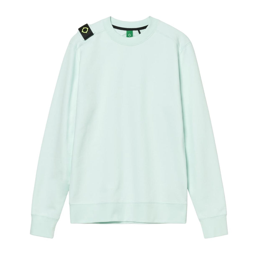 MA.STRUM Logo Badge Frost Crew Neck Sweatshirt