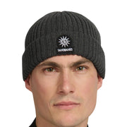 Sandbanks Logo Badge Merino Wool Anthracite Beanie