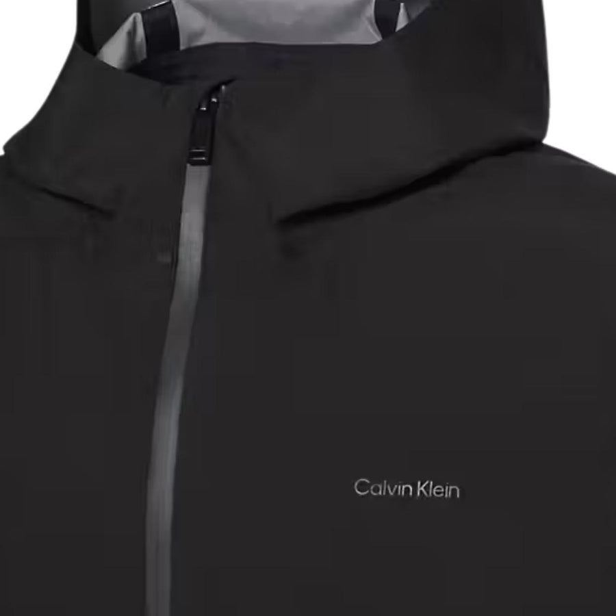 Calvin Klein Lightweight Black Tech Hooded Jacket
