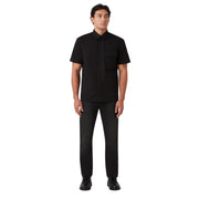 Belstaff Regular Fit Scale Short Sleeve Black Shirt