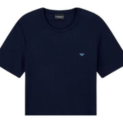 Emporio Armani Bodywear Waffle Navy T-Shirt