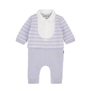 BOSS Baby Stripe Pale Blue Babygrow
