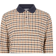 Aquascutum Active Iconic Navy Long Sleeve Polo Shirt