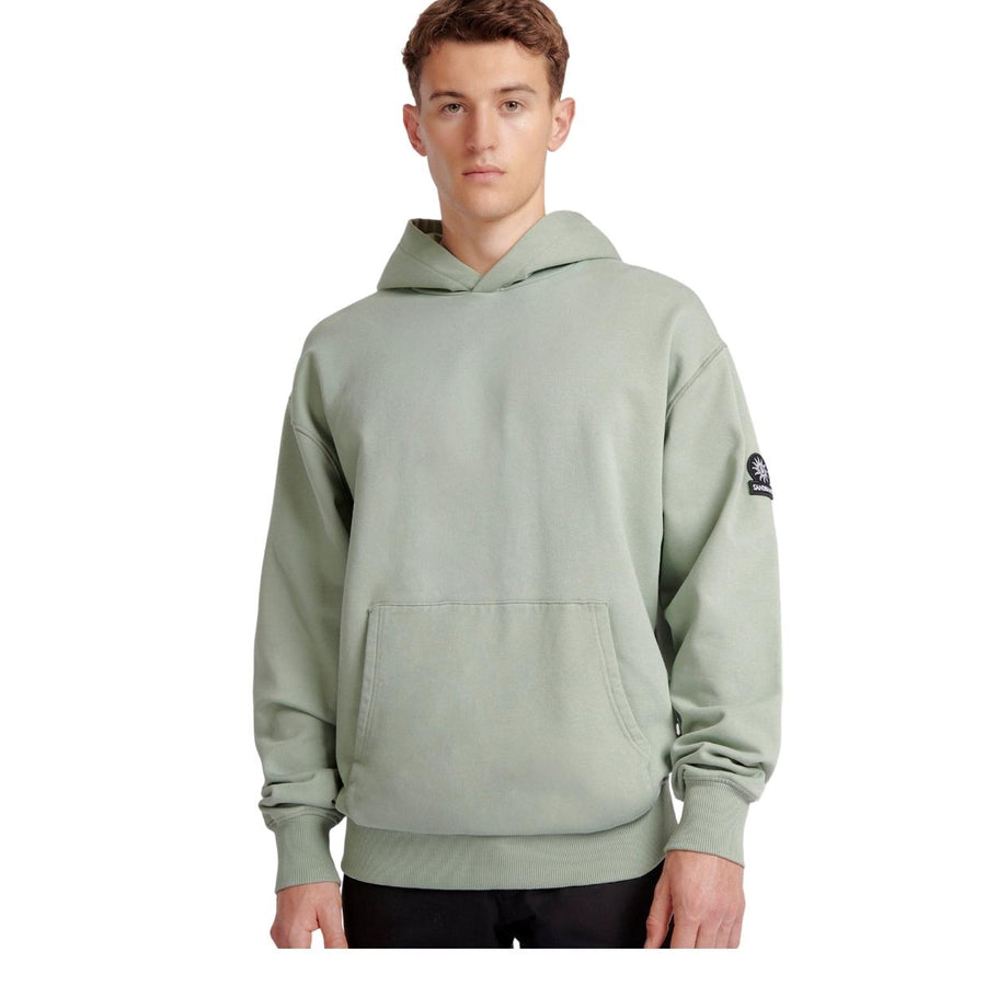 Sandbanks Logo Badge Sage Hoodie