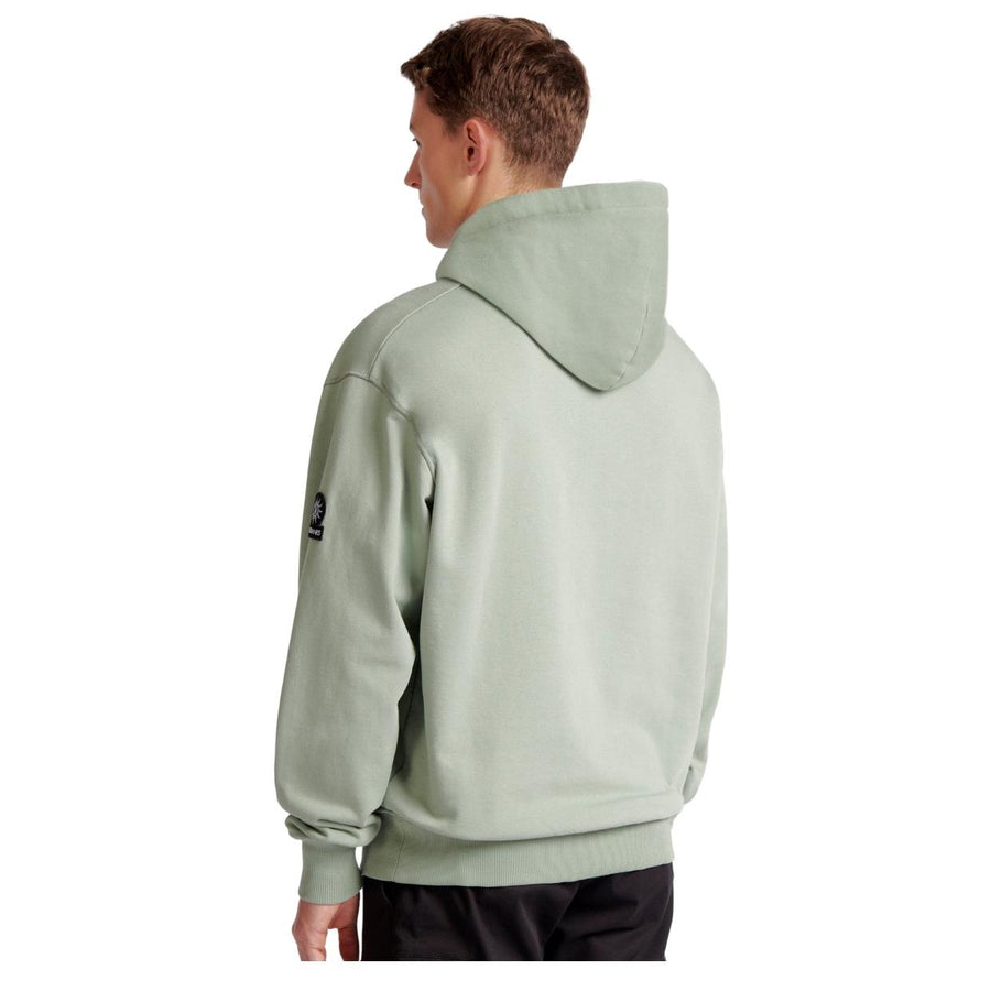 Sandbanks Logo Badge Sage Hoodie