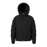 Sandbanks Tri-Colour Black Puffer Jacket
