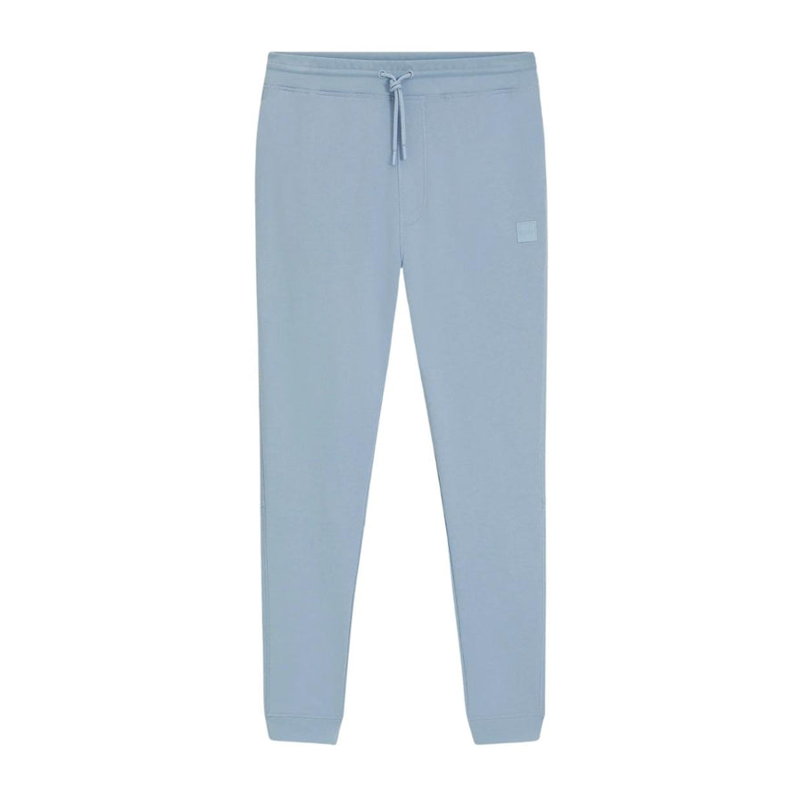 BOSS Logo Badge Sestart Light Blue Jogging Bottoms