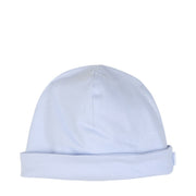 BOSS Baby Pale Blue Velvet Hat & Babygrow Set