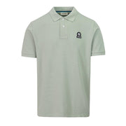 Sandbanks Badge Logo Pique Sage Polo Shirt